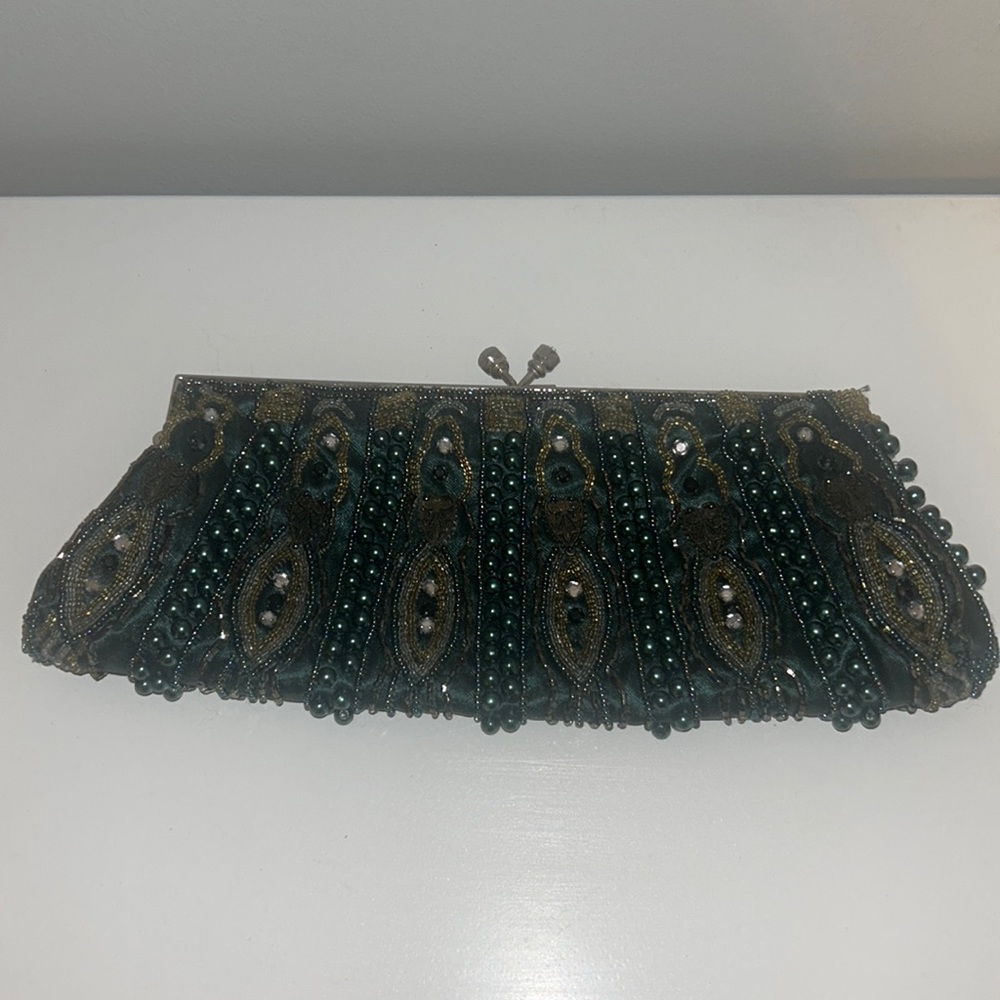 Evening clutch with beautiful beading